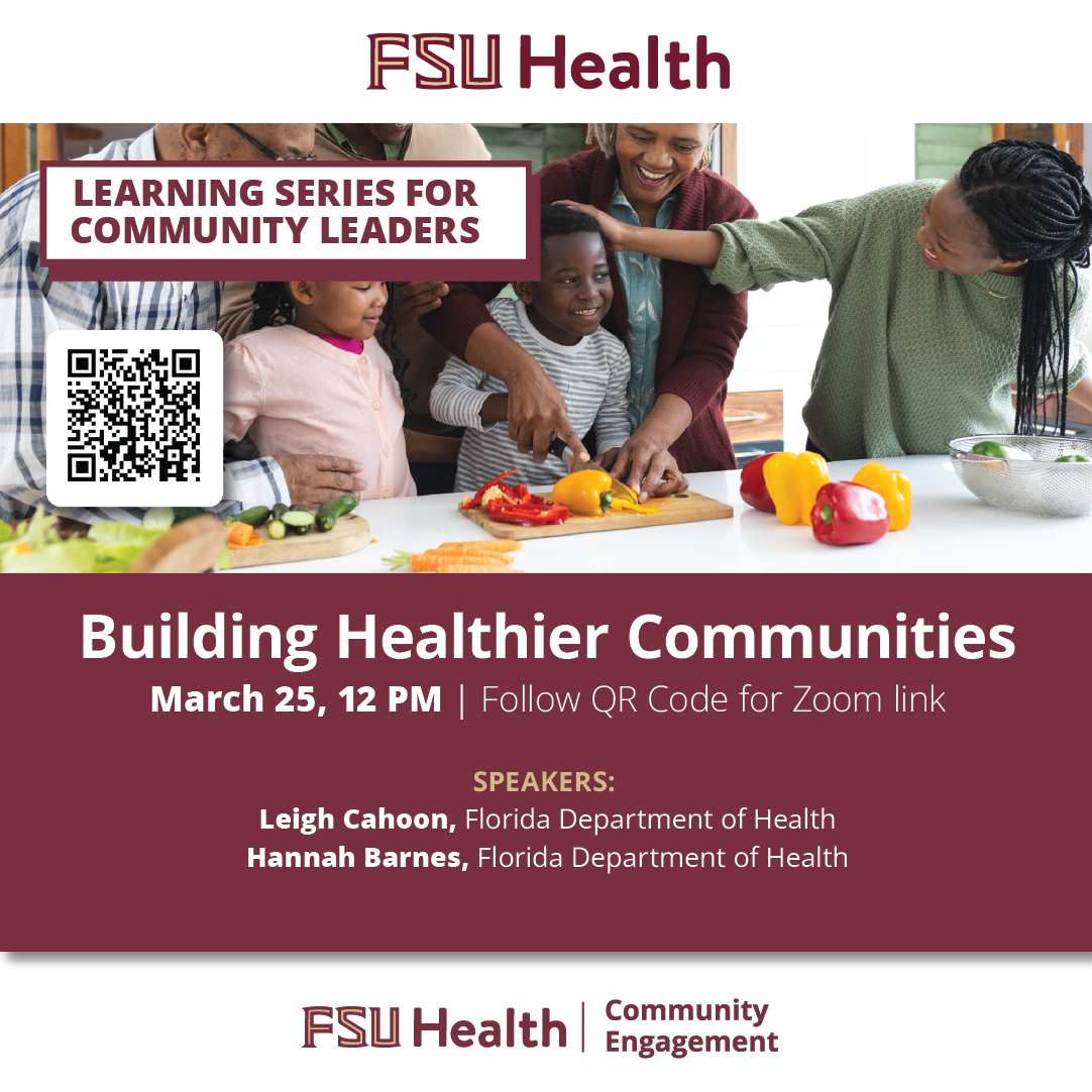 March Learning Series Flyer